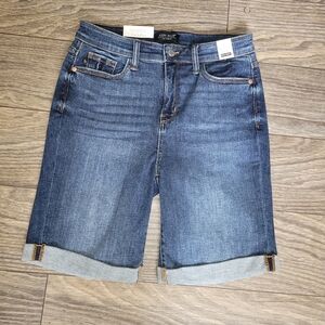 Judy Blue Dark Wash High Waist Denim Shorts Size M NEW